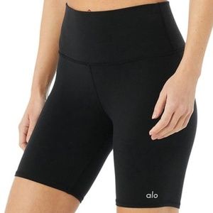 COPY - ALO  High-Waist Biker Short (Black, XS)